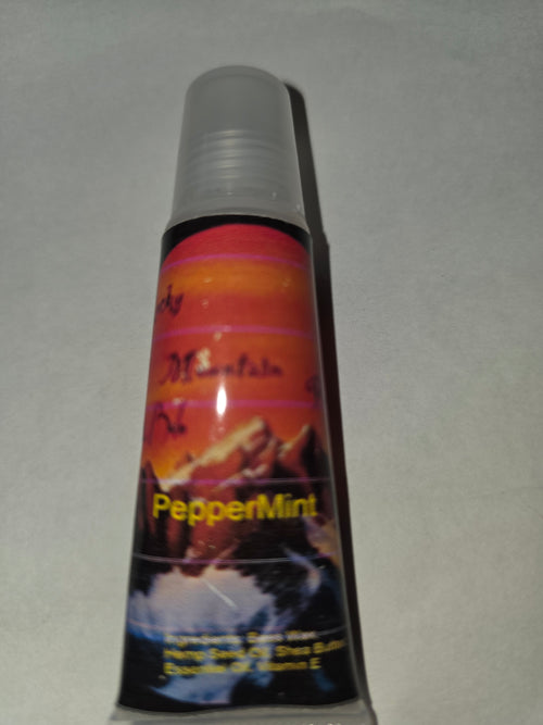 Capped Peppermint Lip Balm squeeze tube