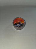 Closed Sugar Spun Pineapple Lip Balm canister with labeled lid